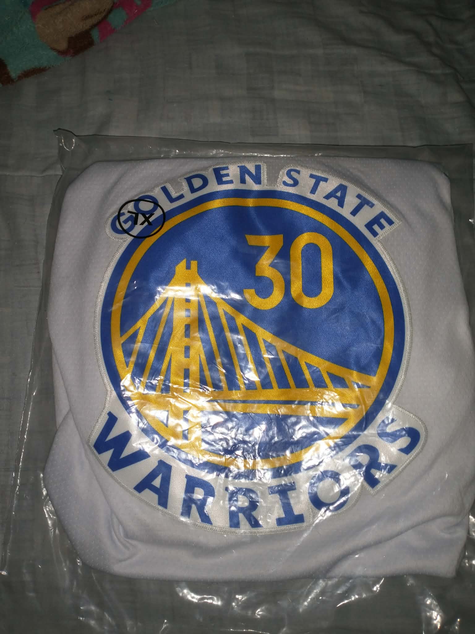 Curry Jersey Size XL