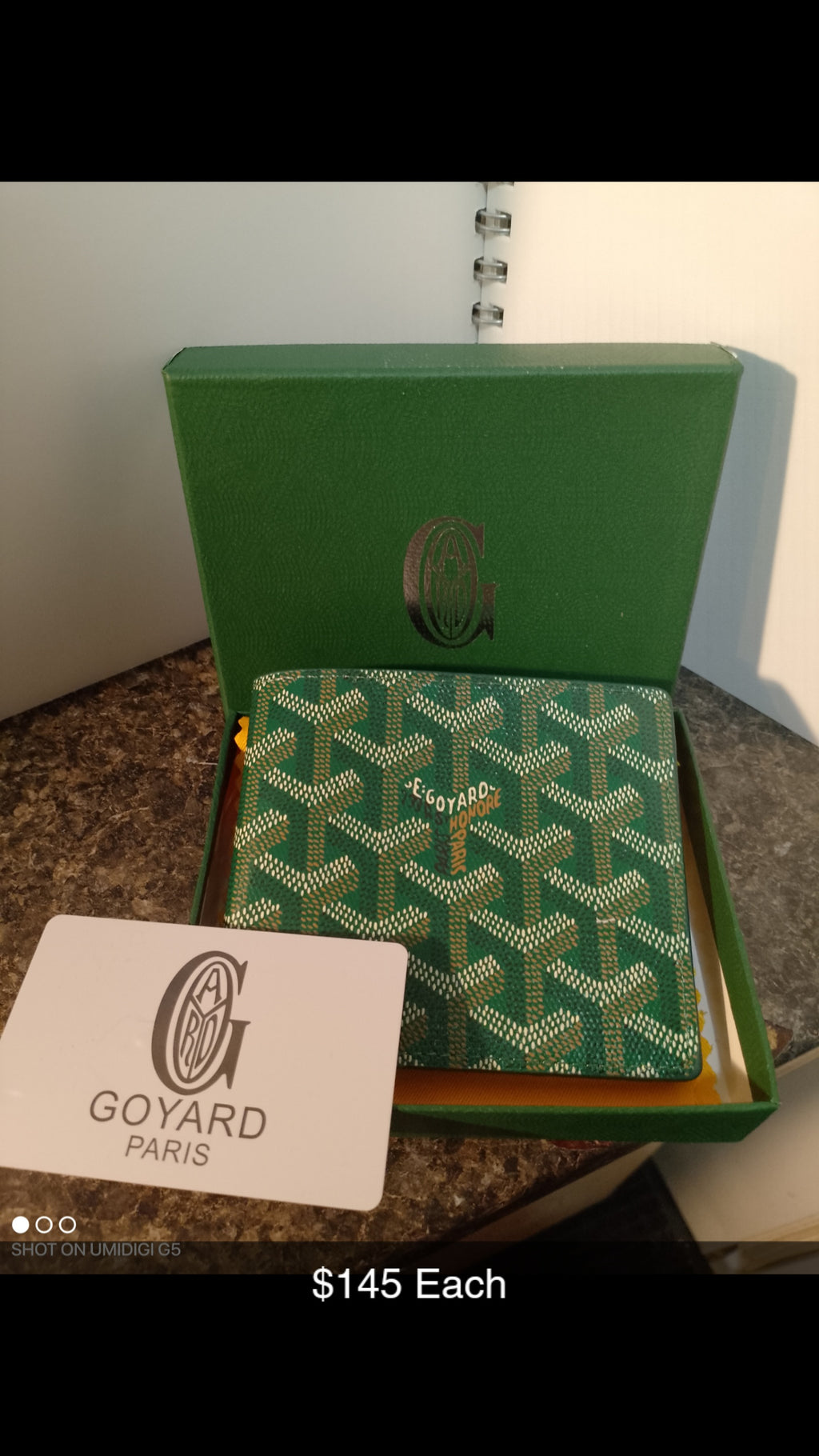 Designer Bi-fold Wallet