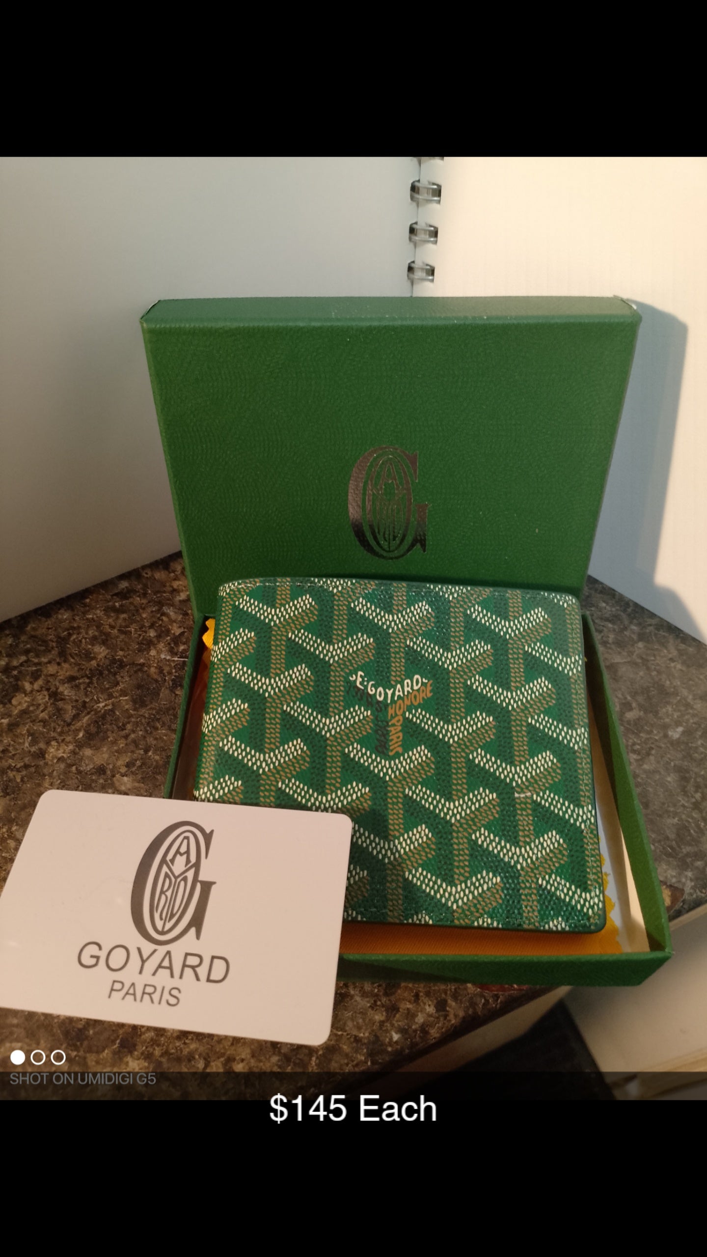 Designer Bi-fold Wallet
